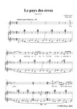 G. Fauré-Le pays des reves,in G flat Major,Op.39 No.3