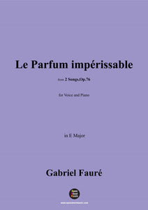 G. Fauré-Le Parfum impérissable,in E Major,Op.76 No.1