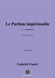 G. Fauré-Le Parfum impérissable,in E Major,Op.76 No.1