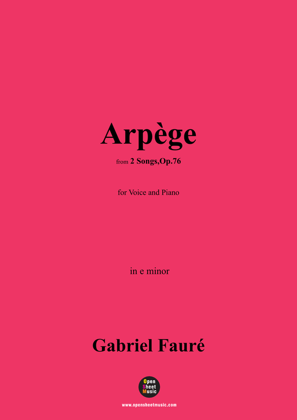 G. Fauré-Arpège