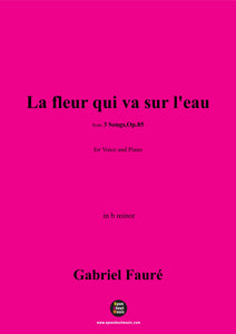 G. Fauré-La fleur qui va sur l'eau,in or,Op.85 No.2