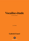 G. Fauré-Vocalise-étude