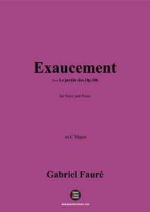 G. Fauré-Exaucement,in C Major,Op.106 No.1