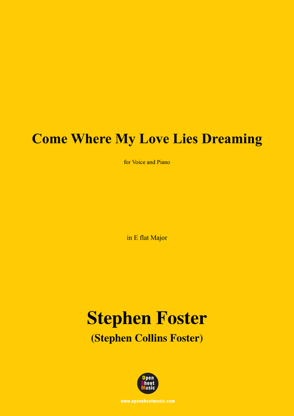 S. Foster-Come Where My Love Lies Dreaming