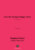 S. Foster-Give the Stranger Happy Cheer