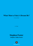 S. Foster-What Must a Fairy's Dream Be?