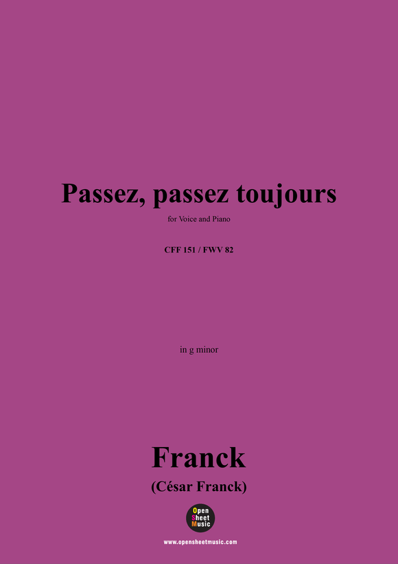 C. Franck-Passez,passez toujours