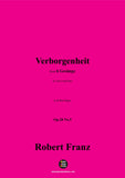 R. Franz-Verborgenheit,in B flat Major,Op.28 No.5