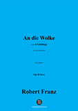 R. Franz-An die Wolke,in d minor,Op.30 No.6