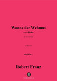 R. Franz-Wonne der Wehmut,in b flat minor,Op.33 No.1