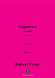 R. Franz-Gegenwart,in B flat Major,Op.33 No.2