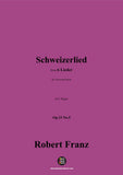 R. Franz-Schweizerlied,in C Major,Op.33 No.5
