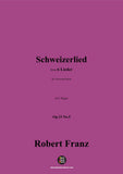 R. Franz-Schweizerlied,in C Major,Op.33 No.5
