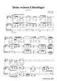 R. Franz-Deine weissen Lilienfinger,in A Major,Op.34 No.2