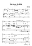 R. Franz-Die Rose,die Lilie,in F sharp Major,Op.34 No.5
