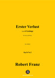 R. Franz-Erster Verlust,in e minor,Op.36 No.2