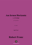 R. Franz-Am fernen Horizonte,in e minor,Op.37 No.3