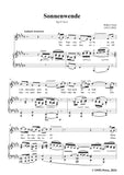 R. Franz-Sonnenwende,in c sharp minor,Op.37 No.5