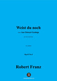 R. Franz-Weist du noch,in a minor,Op.42 No.4