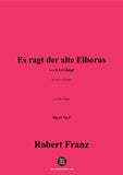 R. Franz-Es ragt der alte Elborus,in A flat Major,Op.43 No.5