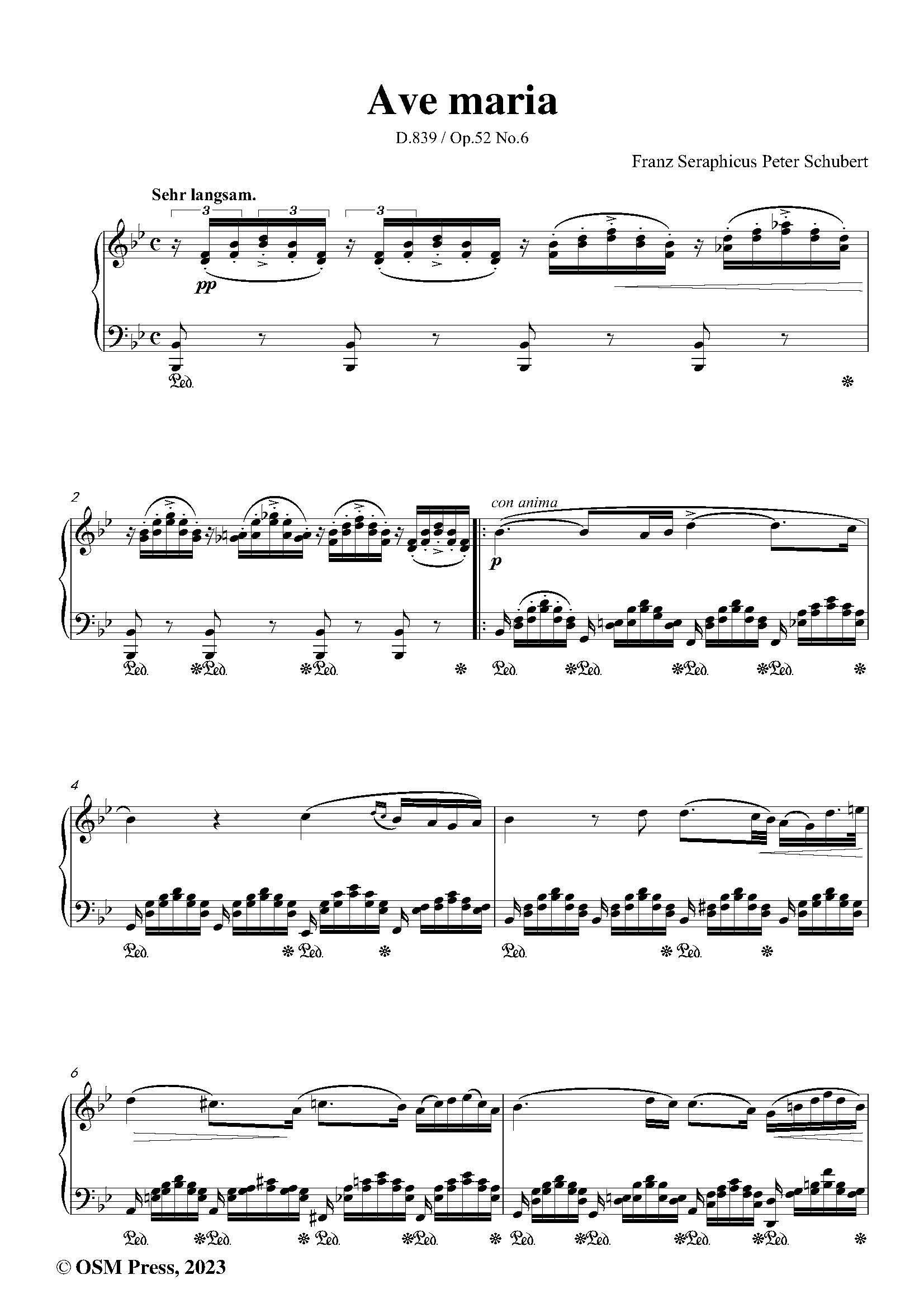 D'Arcy Trinkwon plays Schumann : Six Fugues on the name of