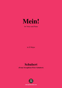 Schubert-Mein