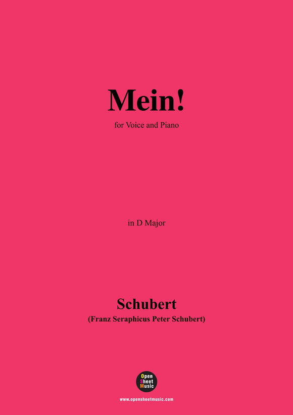 Schubert-Mein