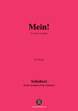 Schubert-Mein