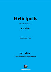 Schubert-Heliopolis,from Heliopolis I,D.753