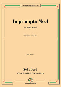 Schubert-Impromptu No.4 in A flat Major