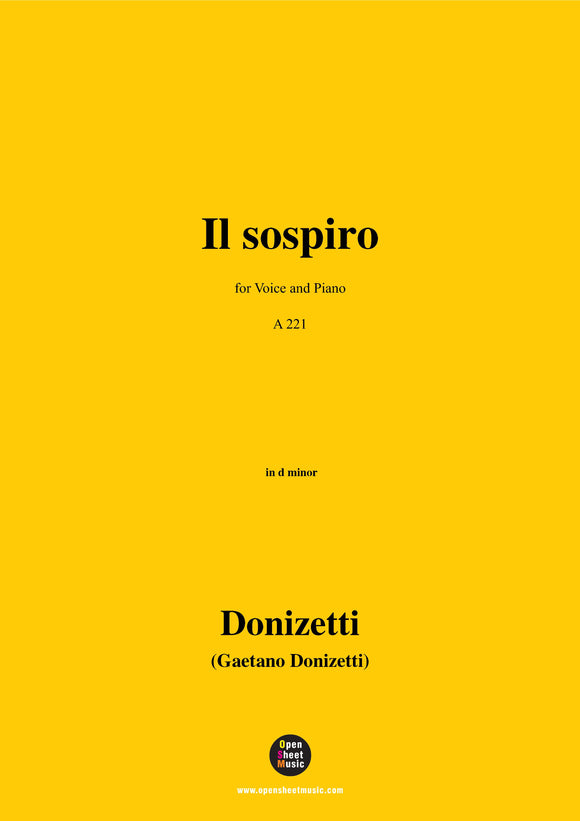 Donizetti-Il sospiro