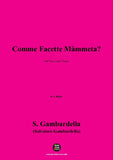 S. Gambardella-Comme Facette Màmmeta?