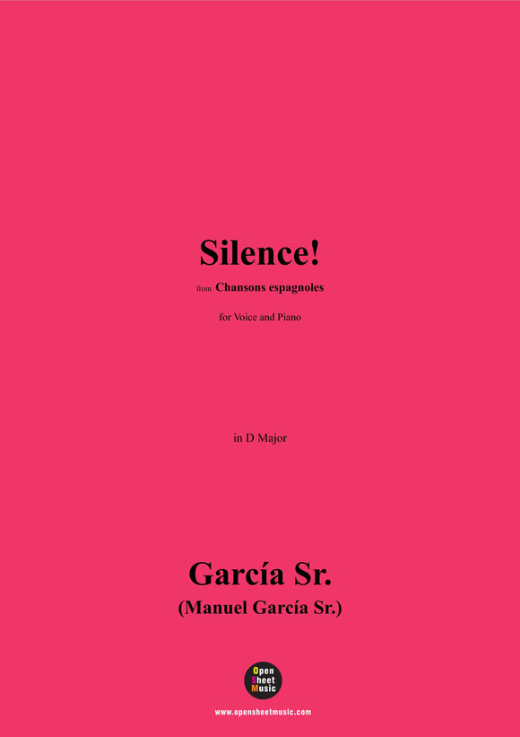 García Sr.-Silence!