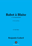 B. Godard-Babet à Blaise,Op.29 No.4