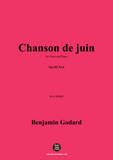 B. Godard-Chanson de juin,Op.102 No.6