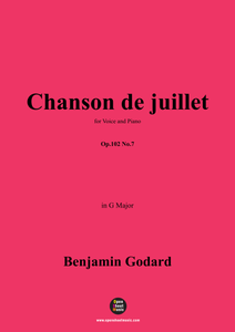 B. Godard-Chanson de juillet,Op.102 No.7