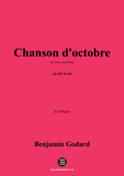 B. Godard-Chanson d'octobre,Op.102 No.10