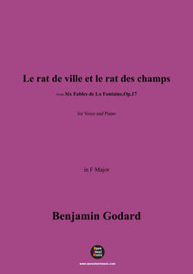 B. Godard-Le rat de ville et le rat des champs