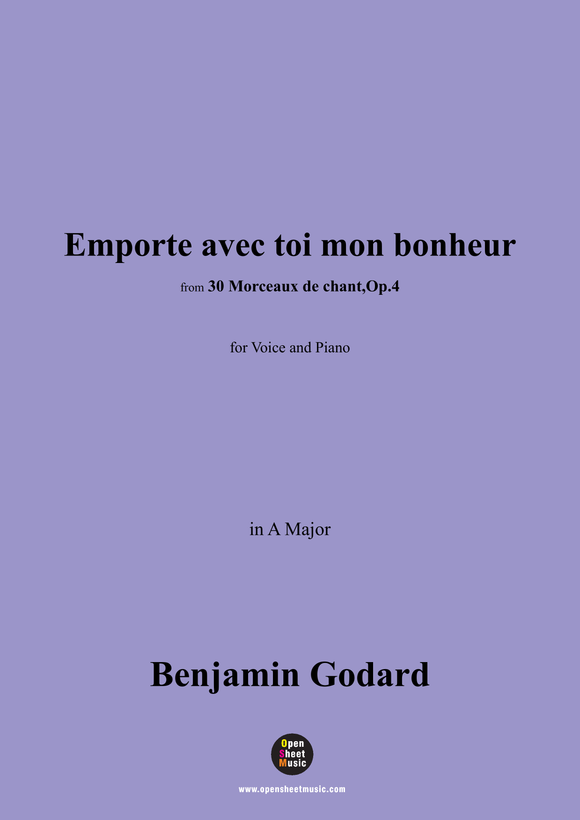 B. Godard-Emporte avec toi mon bonheur