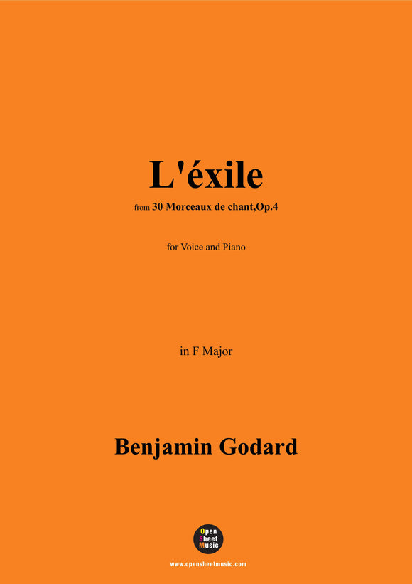 B. Godard-L'éxile,Op.4 No.5