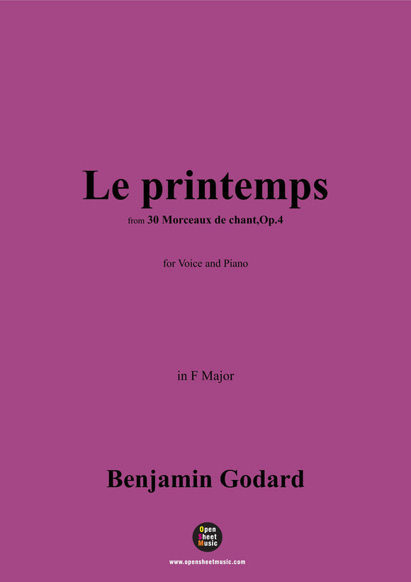 B. Godard-Le printemps,Op.4 No.7