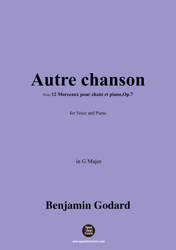 B. Godard-Autre chanson,Op.7 No.5