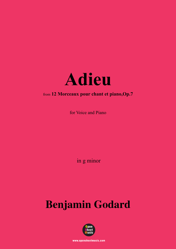 B. Godard-Adieu,Op.7 No.12