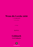 C. Goldmark-Wenn die Lerche zieht