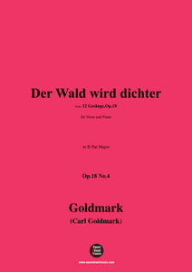 C. Goldmark-Der Wald wird dichter