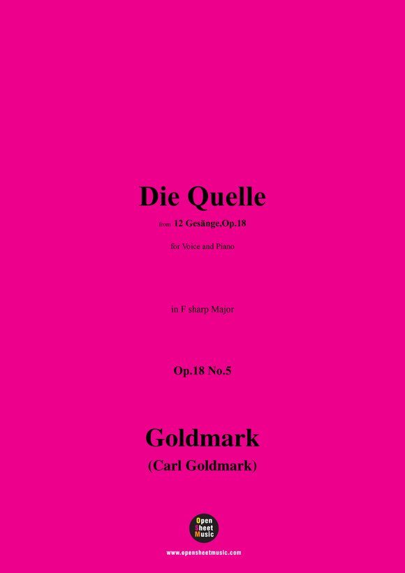 C. Goldmark-Die Quelle