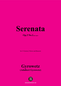 Gyrowetz-Serenata,Op.3 No.1(not sure)