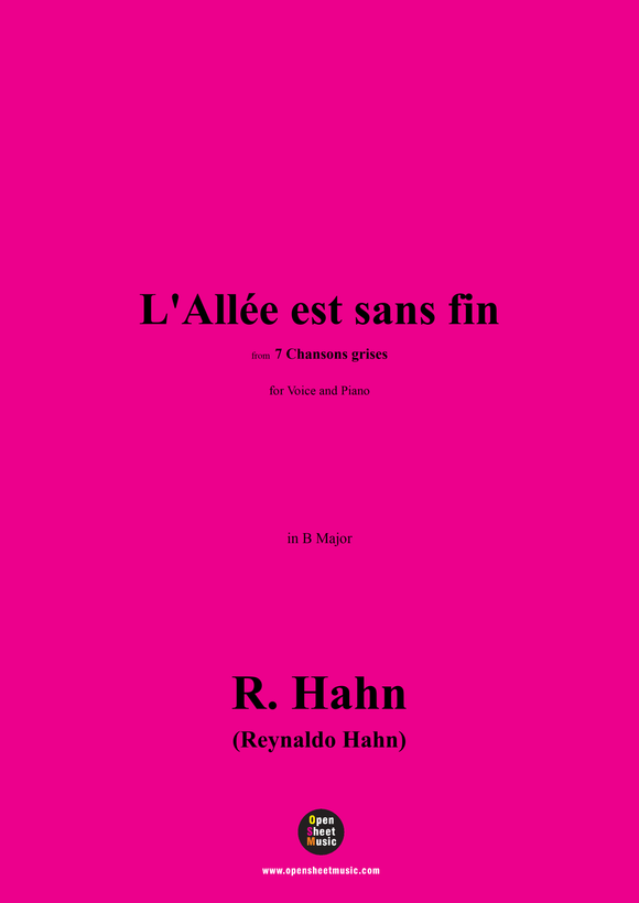 R. Hahn-L'Allée est sans fin