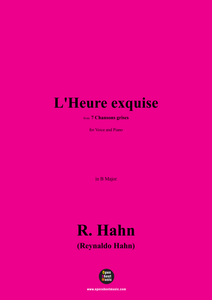 R. Hahn-L'Heure exquise