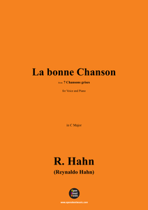 R. Hahn-La bonne Chanson